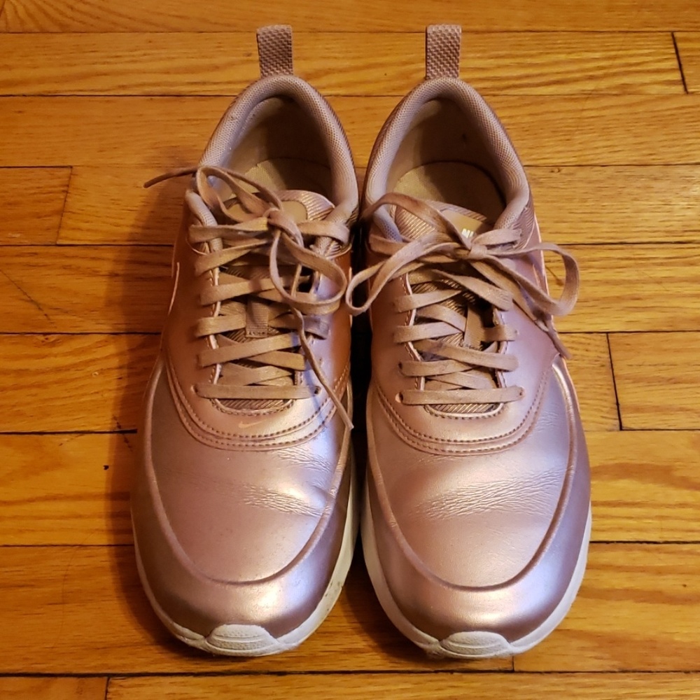 Nike Thea Casual Shoe in Rose Gold - Picture 2 of 4